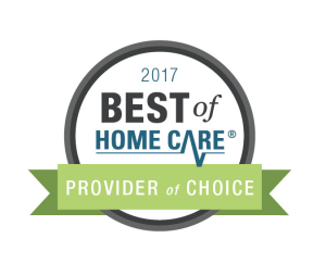FootPrints Home Care 2017 Provider of Choice Award Winner