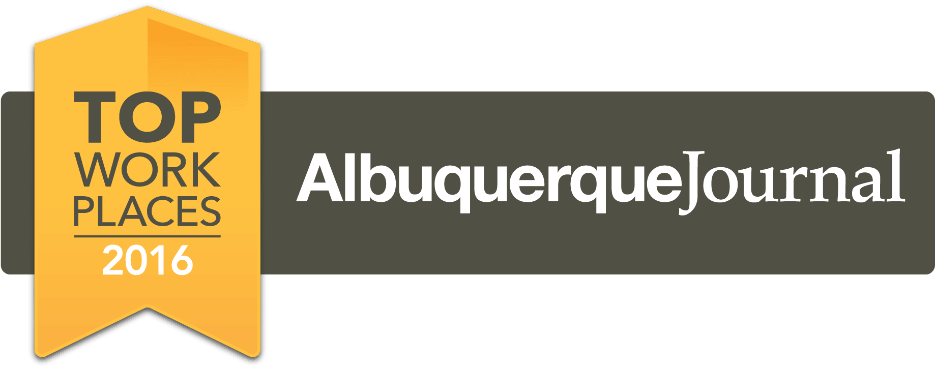 Albuquerque Journal Top Work Places 2016 Winner